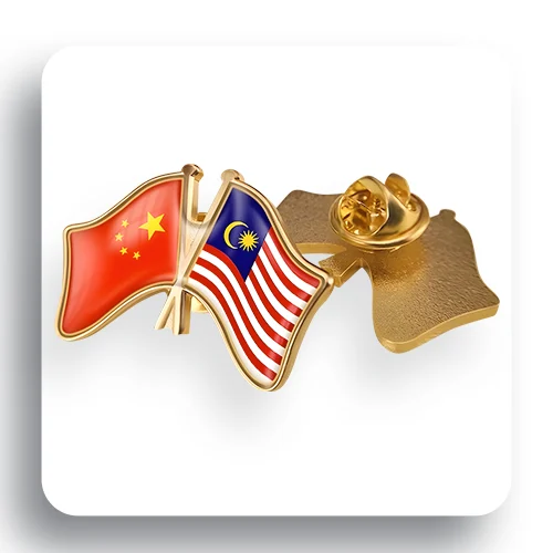 Flag Pin Brooch